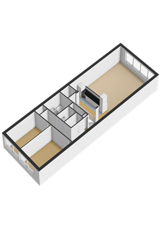 Floorplan - Koetsierbaan 397, 1315 SX Almere